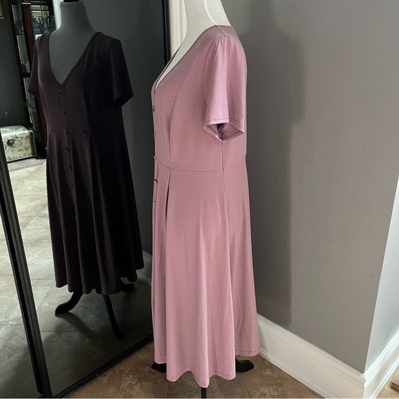 NWOT-SHEIN~Curve Maxi Dress~Size 1 XL Purple - Picture 2 of 6